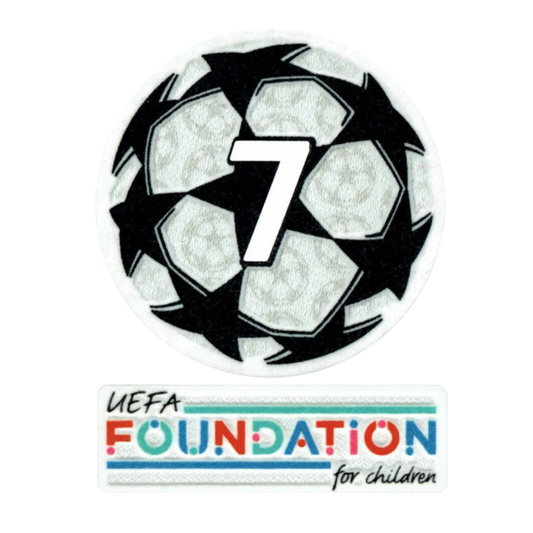 21-23 UCL Starball 7 volte vincitore + Game Patch della UEFA Foundation