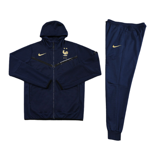 KIT GIACCA A ZIP CON CAPPUCCIO + TUTA FRANCIA 2023/24