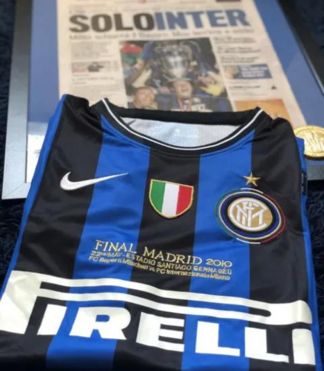 MAGLIA RETRO INTER HOME FINALE MADRID 2009/10