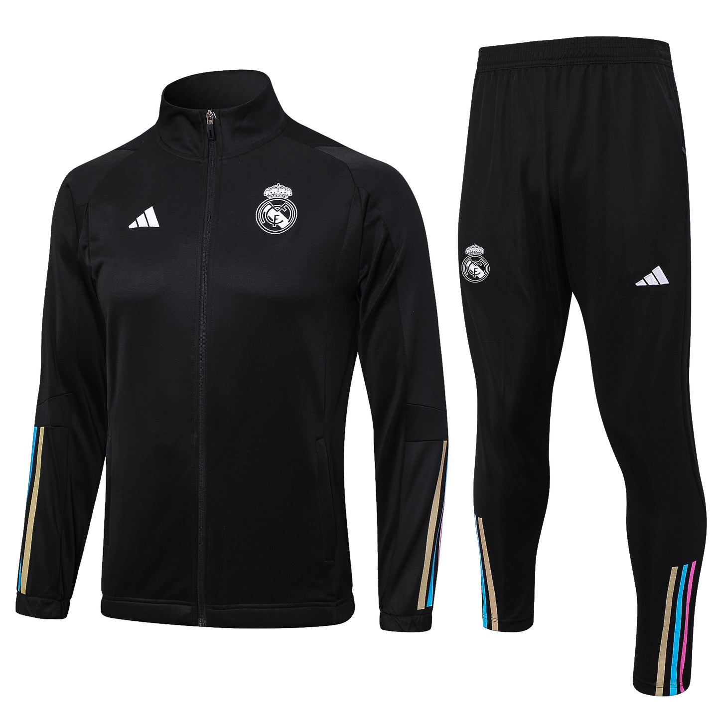 KIT GIACCA A ZIP + TUTA REAL MADRID 2023/24