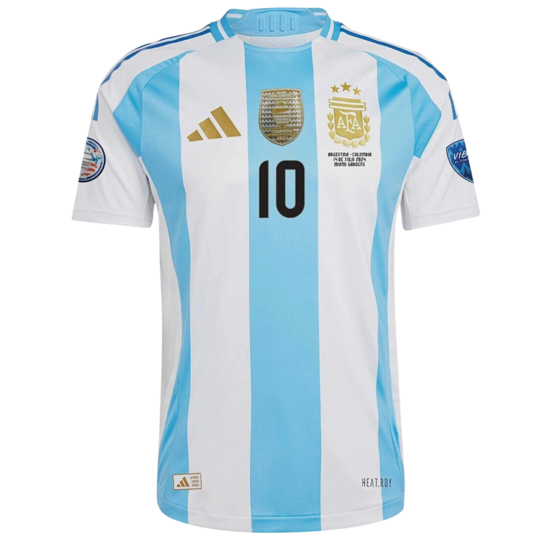 MAGLIA ARGENTINA HOME COPPA AMERICA CHAMPIONS 2024/25 (NON COMPRENDE NOME E NUMERO GIOCATORE)