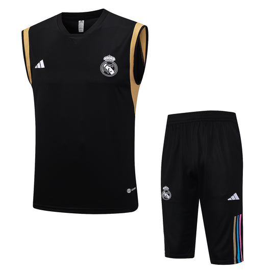 KIT MAGLIA SMANICATA + PANTALONCINI ALLENAMENTO REAL MADRID 2023/24