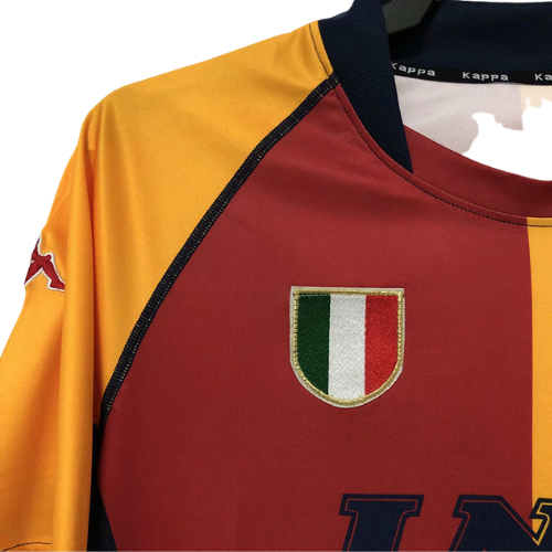 MAGLIA RETRO ROMA HOME 2001/02