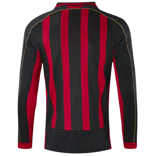 MAGLIA A MANICHE LUNGHE RETRO MILAN HOME 2006/07