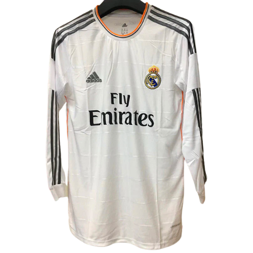 MAGLIA RETRO A MANICHE LUNGHE REAL MADRID HOME 2013/14