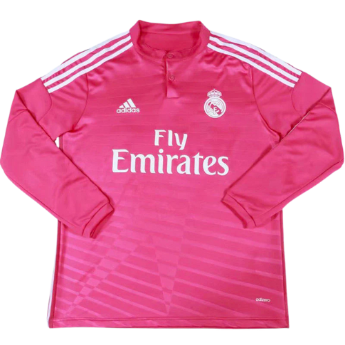 MAGLIA RETRO A MANICHE LUNGHE REAL MADRID TRASFERTA 2014/15