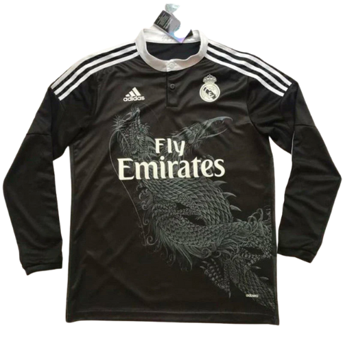 TERZA MAGLIA RETRO A MANICHE LUNGHE REAL MADRID 2014/15