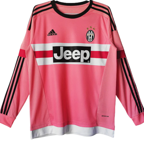 MAGLIA A MANICHE LUNGHE RETRO JUVENTUS TRASFERTA 2015/16