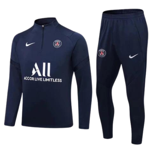 KIT GIACCA BLU A ZIP + TUTA PSG 2021/22