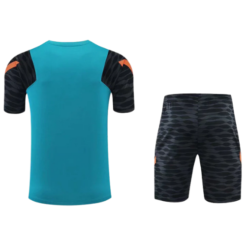 KIT MAGLIA ALLENAMENTO BLU + PANTALONCINI CHELSEA 2021/22