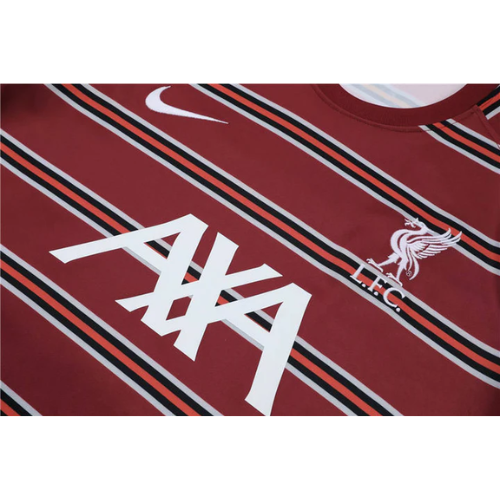 KIT MAGLIA ALLENAMENTO ROSSA + PANTALONCINI LIVERPOOL 2021/22