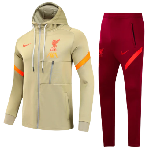 KIT GIACCA FELPATA A ZIP + TUTA LIVERPOOL 2021/22