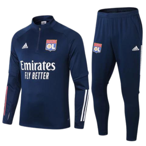 KIT GIACCA A ZIP + TUTA OLYMPIQUE LIONE 2021/22