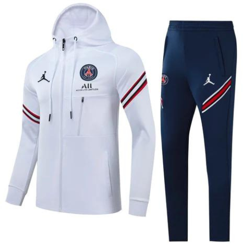 KIT GIACCA A ZIP CON CAPPUCCIO + TUTA PSG X JORDAN 2021/22