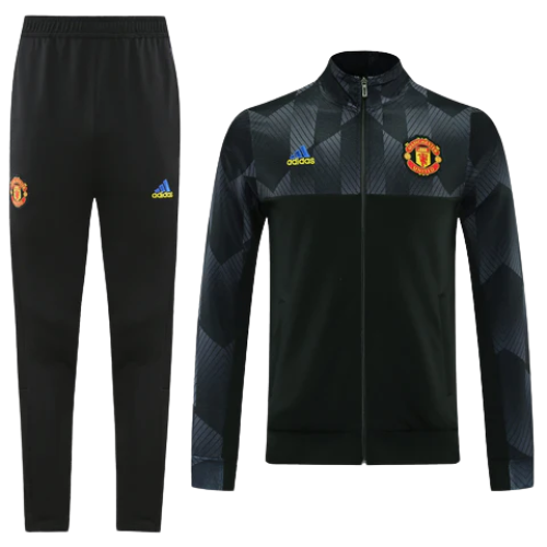 KIT GIACCA A ZIP + TUTA NERA MANCHESTER UNITED 2021/22