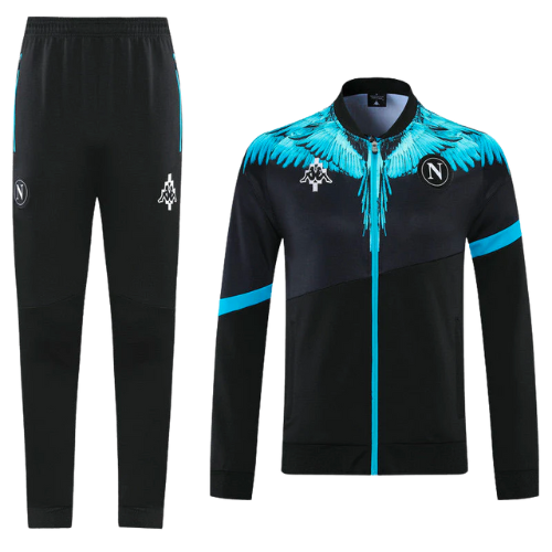 KIT GIACCA + TUTA NERA NAPOLI X MARCELO BURLON LIMITED EDITION 2021/22