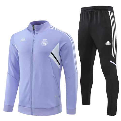 KIT GIACCA + TUTA VIOLA REAL MADRID 2022 2