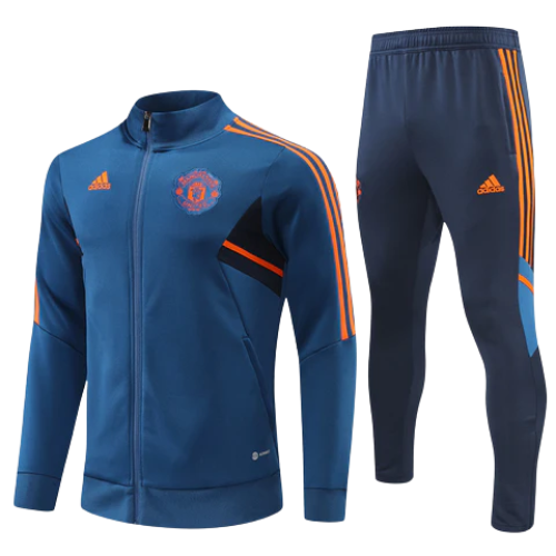 KIT GIACCA BLU ARANCIONE + TUTA MANCHESTER UNITED 2022/23