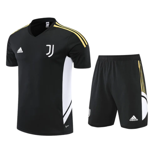 KIT MAGLIA NERA + PANTALONCINI JUVENTUS 2022/23