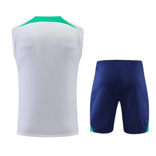 KIT MAGLIA SMANICATA + PANTALONCINI ALLENAMENTO INTER 2022/23 BIANCO