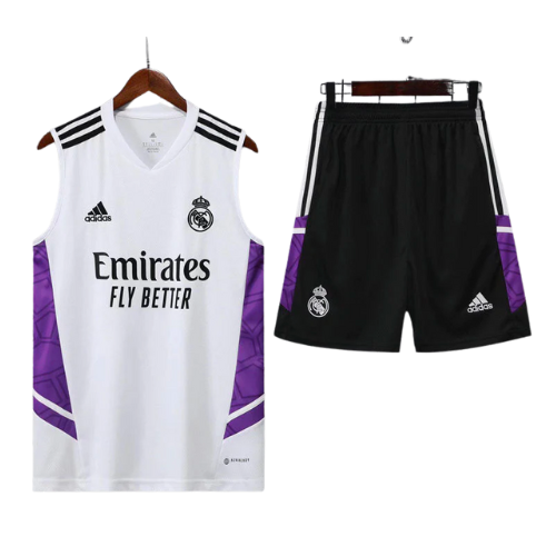 KIT MAGLIA SMANICATA + PANTALONCINI REAL MADRID 2022/23