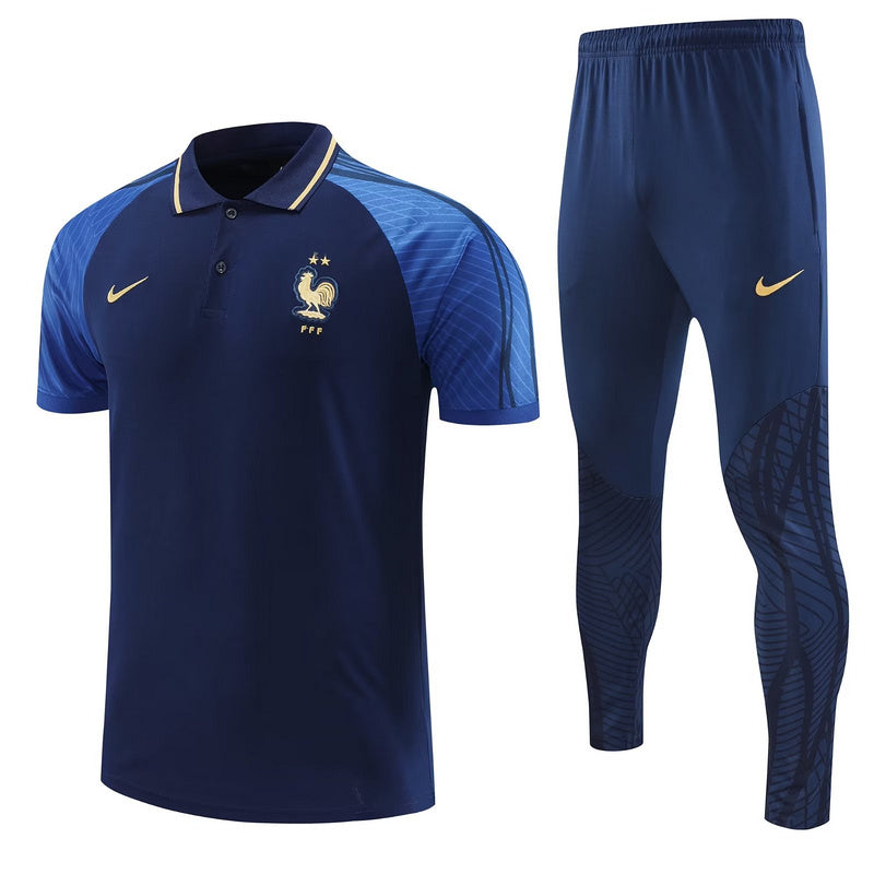 Kit Polo Blu + Tuta Francia 2022/23