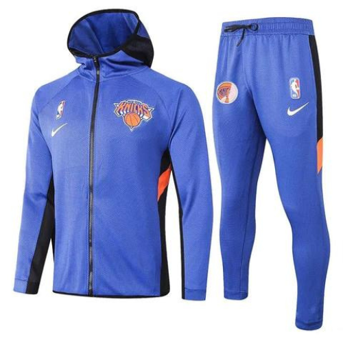 KIT GIACCA A ZIP CON CAPPUCCIO + TUTA VIOLA NBA NEW YORK KNICKS 2021/22