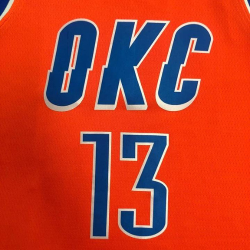 MAGLIA NBA ARANCIONE OKLAHOMA CITY 2021/22