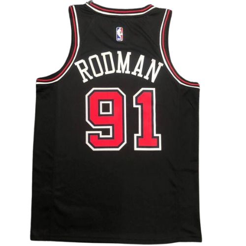 MAGLIA NBA NERA CHICAGO BULLS