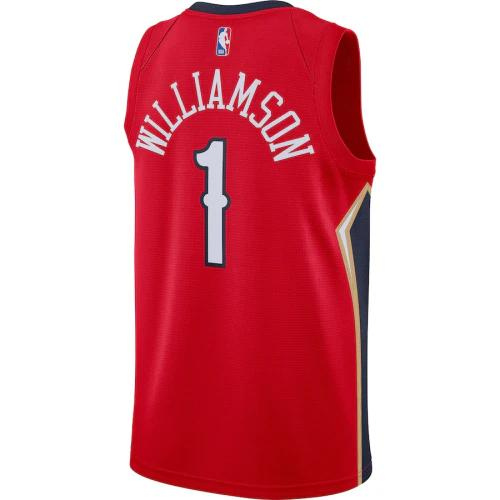 MAGLIA NBA NEW ORLEANS PELICANS ROSSA 2020/21