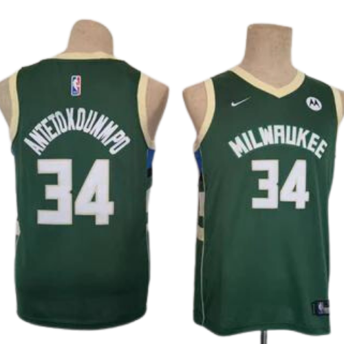 MAGLIA VERDE NBA MILWAUKEE BUCKS