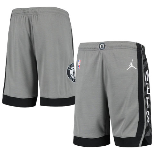 PANTALONCINI NBA BROOKLYN NETS GRIGI 2019/20