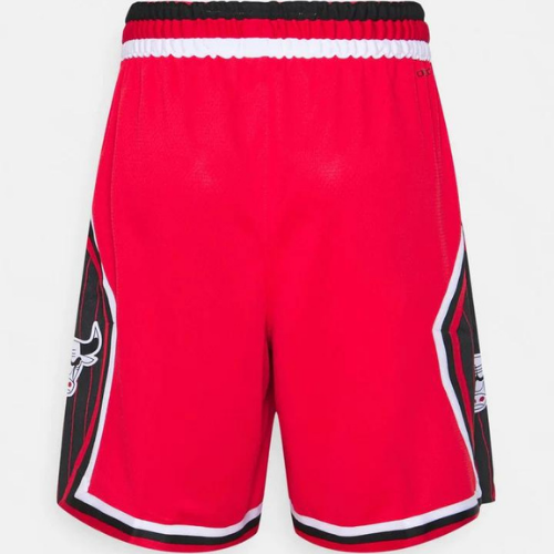 PANTALONCINI NBA CHICAGO BULLS NERI E ROSSI 2021/22