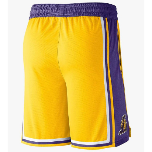 PANTALONCINI NBA GIALLI-VIOLA LAKERS ICON EDITION 2020/21