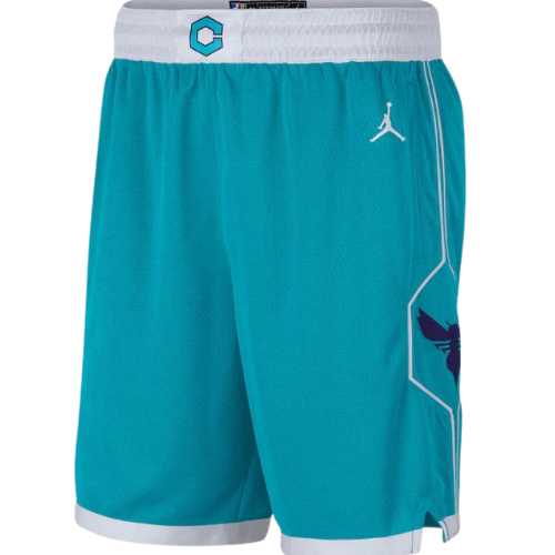 PANTALONCINI NBA HORNETS VERDE ACQUA 2020/21