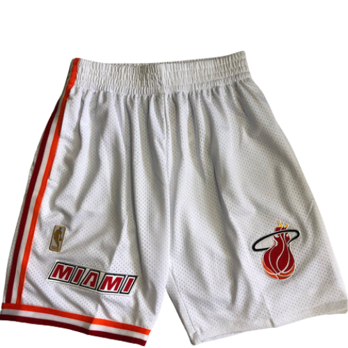 PANTALONCINI NBA MIAMI HEAT BIANCHI 2021/22