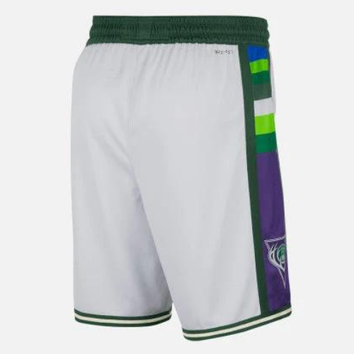 PANTALONCINI NBA MILWAUKEE BUCKS CITY EDITION 2021/22