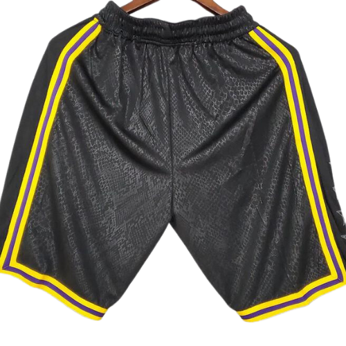 PANTALONCINI NBA NERI-GIALLI LAKERS 2021/22