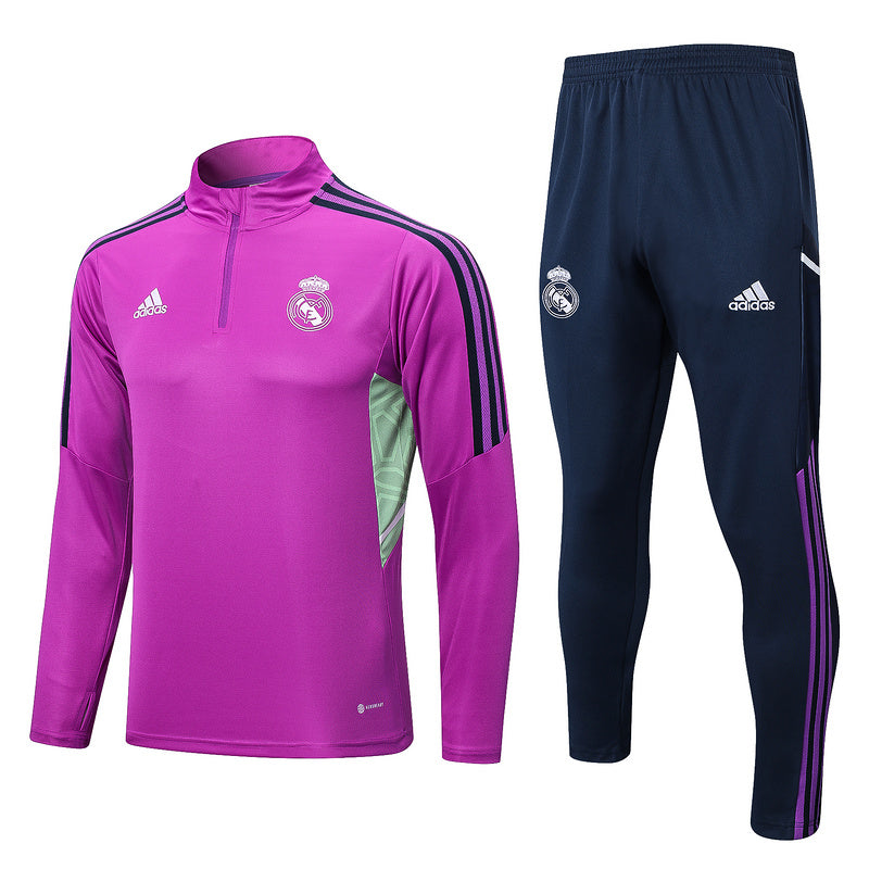 Kit Giacca a Zip + Tuta Real Madrid 2022/23