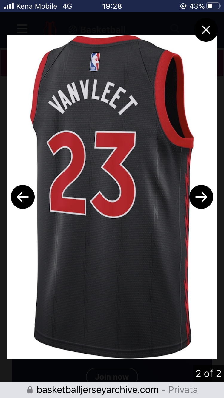 Maglia NBA Toronto Raptors Statement Edition 2022/23