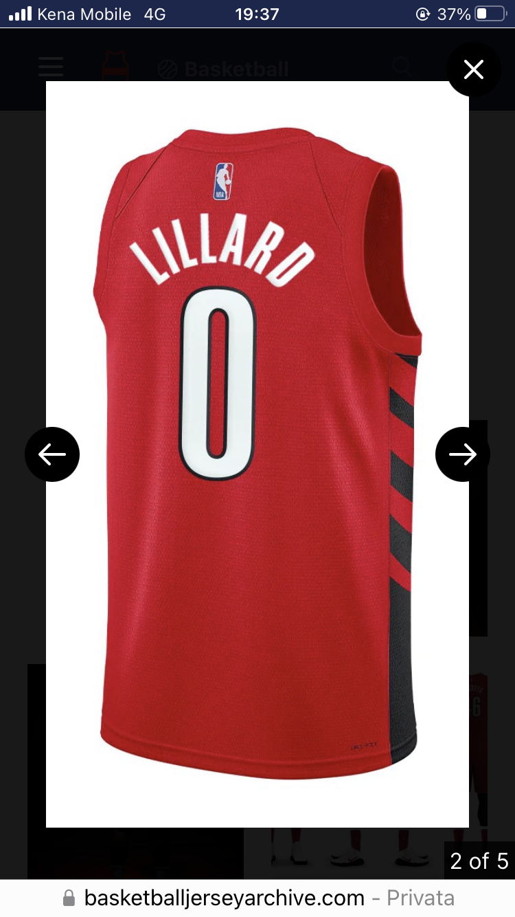 Maglia NBA Portland Trail Blazers Statement Edition 2022/23